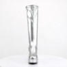 Funtasma EXOTICA-2000 Silver 70s Platform Abba Boots