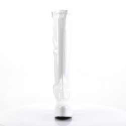 Funtasma EXOTICA-2000 White 70s Platform Abba Boots