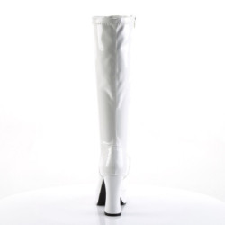 Funtasma EXOTICA-2000 White 70s Platform Abba Boots