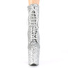 Pleaser FLAMINGO-1020GWR Silver Glitter Sale Women