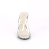 Fabulicious CARESS-401 Transparent Heeled Mules Women