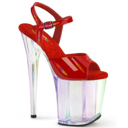 Pleaser FLAMINGO-809HT Red Hologram Patent Tinted Sale