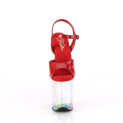 Pleaser FLAMINGO-809HT Red Hologram Patent Tinted Sale