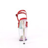 Pleaser FLAMINGO-809HT Red Hologram Patent Tinted Sale