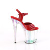 Pleaser FLAMINGO-809HT Red Hologram Patent Tinted Sale