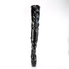 Fabulicious SULTRY-4000 Black Patent Sale Women