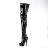 Fabulicious SULTRY-4000 Black Patent Sale Women