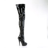 Fabulicious SULTRY-4000 Black Patent Sale Women
