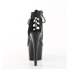 Pleaser ADORE-700-20 Black Patent Women's Ankle Boots