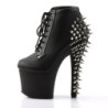 Pleaser FEARLESS-700-28 Spikes Heeled Platform Boots