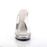 Fabulicious FLAIR-401 Transparent High Heeled Mules