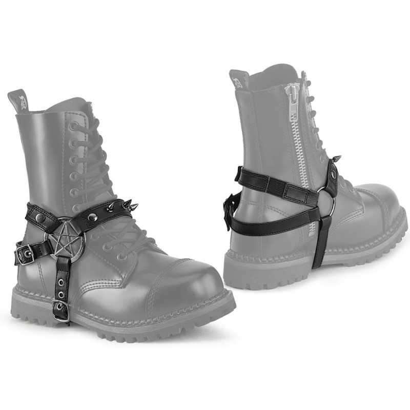 Demonia DA-510 Black Vegan Leather Accessories Women Demonia DA-510 Black Vegan Leather Accessories Women