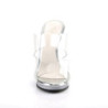 Fabulicious FLAIR-402 Transparent High Heeled Mules