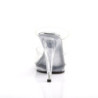 Fabulicious FLAIR-402 Transparent High Heeled Mules