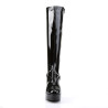 Funtasma EXOTICA-2000 Black 70s Platform Abba Boots