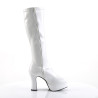 Funtasma EXOTICA-2000 White 70s Platform Abba Boots