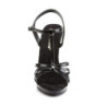 Fabulicious FLAIR-420 Patent T-Strap Stiletto Sandals