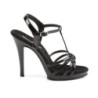 Fabulicious FLAIR-420 Patent T-Strap Stiletto Sandals