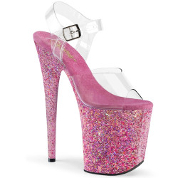 Pleaser FLAMINGO-808CF High Heels Exotic Pole Dance Shoes