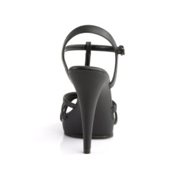 Fabulicious FLAIR-420 Vegan T-Strap Stiletto Sandals