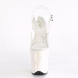Pleaser FLAMINGO-808LG Opal Exotic High Heels Pole Shoes