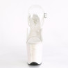 Pleaser FLAMINGO-808LG Opal Exotic High Heels Pole Shoes