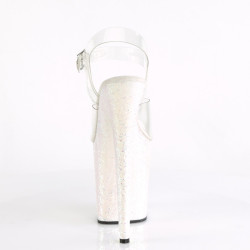 Pleaser FLAMINGO-808LG Opal Exotic High Heels Pole Shoes