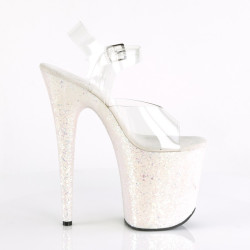 Pleaser FLAMINGO-808LG Opal Exotic High Heels Pole Shoes