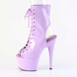 Pleaser ADORE-1016 Lavender Patent Women Ankle Boots