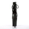Pleaser FLAMINGO-1018 Black Patent Women Ankle Boots