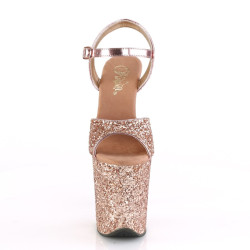 Pleaser FLAMINGO-810LG Rose Gold Pole Dance High Heels