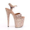 Pleaser FLAMINGO-810LG Rose Gold Pole Dance High Heels