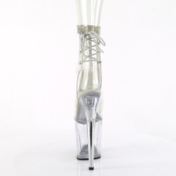 Pleaser FLAMINGO-1018C-2RS Transparent Strass Sale Women
