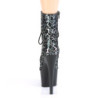 Pleaser ADORE-1020LP Pewter Leopard Print Hologram