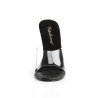 Fabulicious GALA-01 Transparent Black Mules Women
