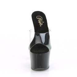 Pleaser SKY-301CRS Rhinestone Heeled Platform Mules Women