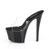 Pleaser SKY-301CRS Rhinestone Heeled Platform Mules Women