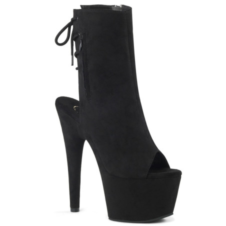 Pleaser ADORE-1018FS Black Vegan Suede Sale Women