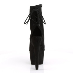 Pleaser ADORE-1018FS Black Vegan Suede Sale Women