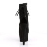 Pleaser ADORE-1018FS Black Vegan Suede Sale Women