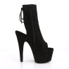 Pleaser ADORE-1018FS Black Vegan Suede Sale Women