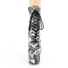 Pleaser ADORE-1020DP White Black Fabric Sale Women