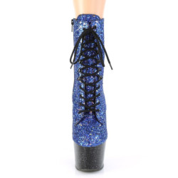Pleaser ADORE-1020MG Blue Glitter Black Sale Women