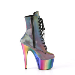 Pleaser ADORE-1020RC-REFL Rainbow Reflective Chrome