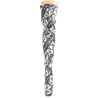 Pleaser ADORE-3000DP White Black Fabric Sale Women