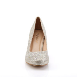 Fabulicious DORIS-06 Nude Glitter Mesh Fabric Sale Women