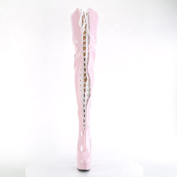 Pleaser DELIGHT-3027 Rose White Patent Sale Women