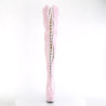 Pleaser DELIGHT-3027 Rose White Patent Sale Women