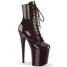 Pleaser DELIGHT-600-33RM Black Vegan Suede Strass Mesh