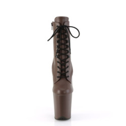 Pleaser FLAMINGO-1020 Mocha Vegan Leather Sale Women